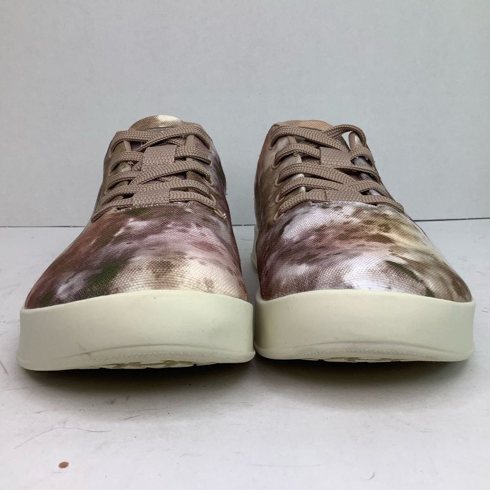 NoBull Tie-Dye Canvas Low Top Trainer Runner Multicolor Women Sneaker Shoes Sz 7 - Picture 3 of 10
